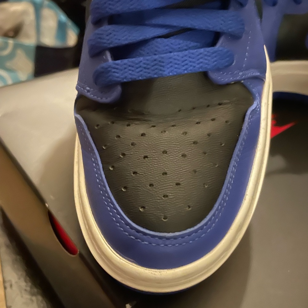 Royal Blue and Black Air Jordans. Excellent Condition!. Youth6.5